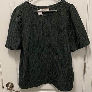 LOFT Hunter Green blouse